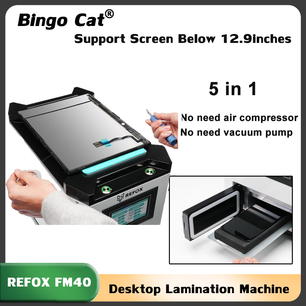 Screen Alignment Tool - آلة الترقق REFOX FM-40 5in1 آلة