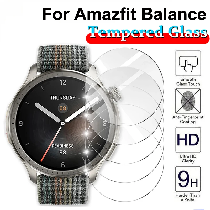 Smartwatch Screen Film - واقي شاشة لـ Amazfit Balance، زجاج