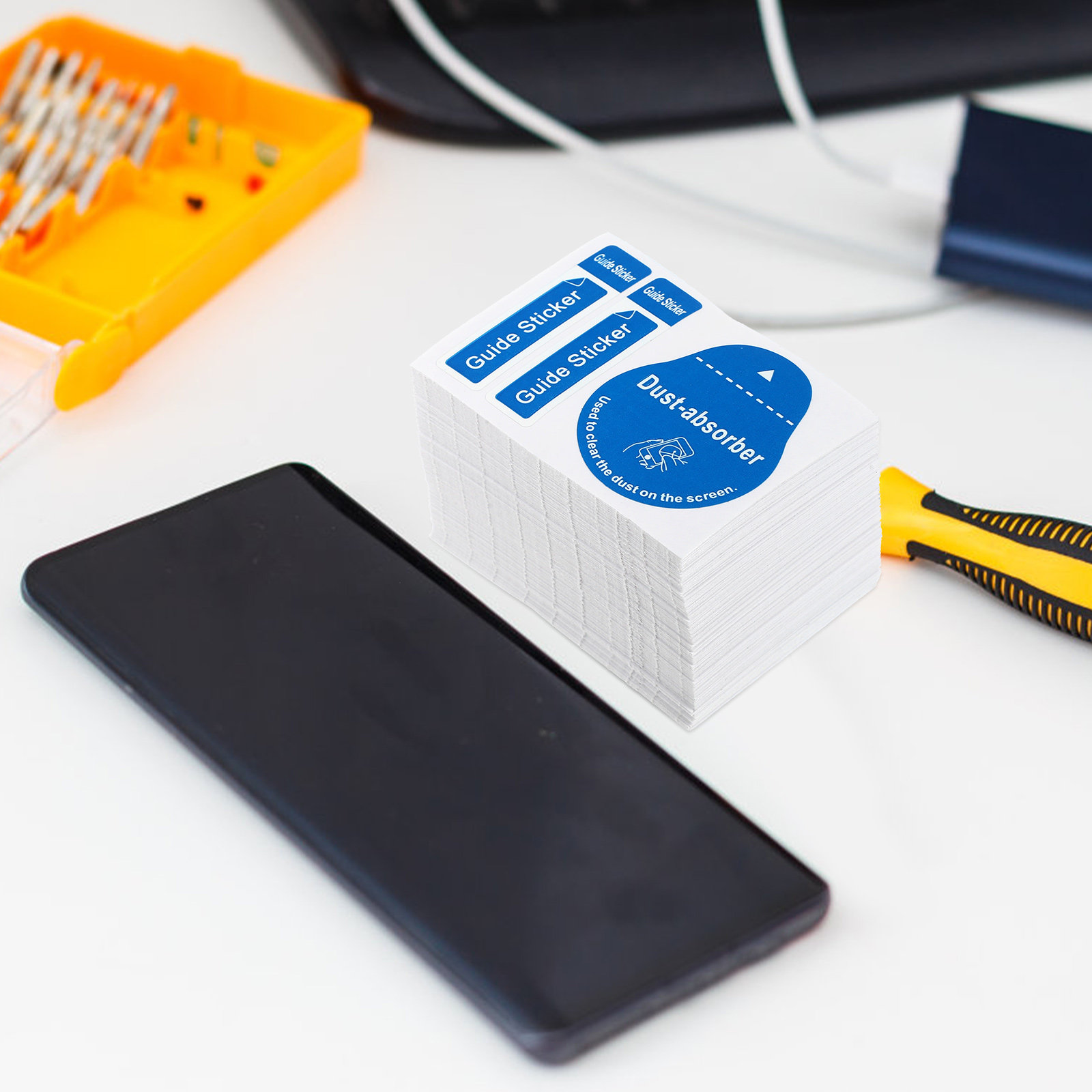 Dust Removal Sticker - 200 قطعة من ملصقات إزالة الغبار