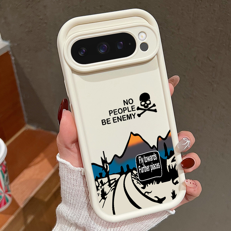Google Pixel 8A - غطاء هاتف بنمط الطريق الجبلي لهواتف