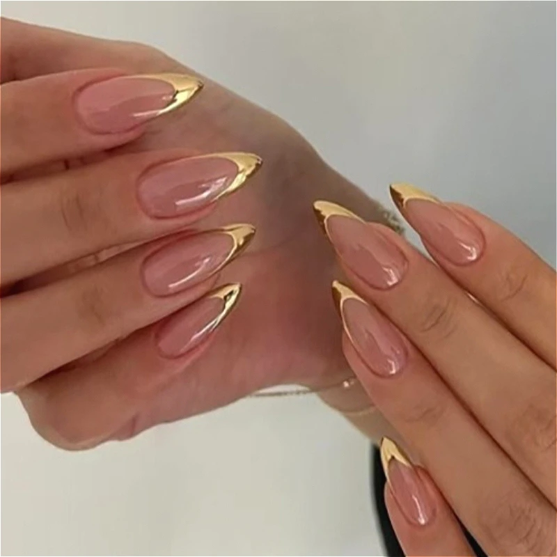 Full Cover Adhesive - 24 قطعة من الأظافر الاصطناعية الأنيقة