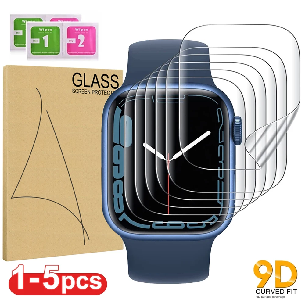 Hydrogel Screen Protector - واقي شاشة لساعة أبل سلسلة 9