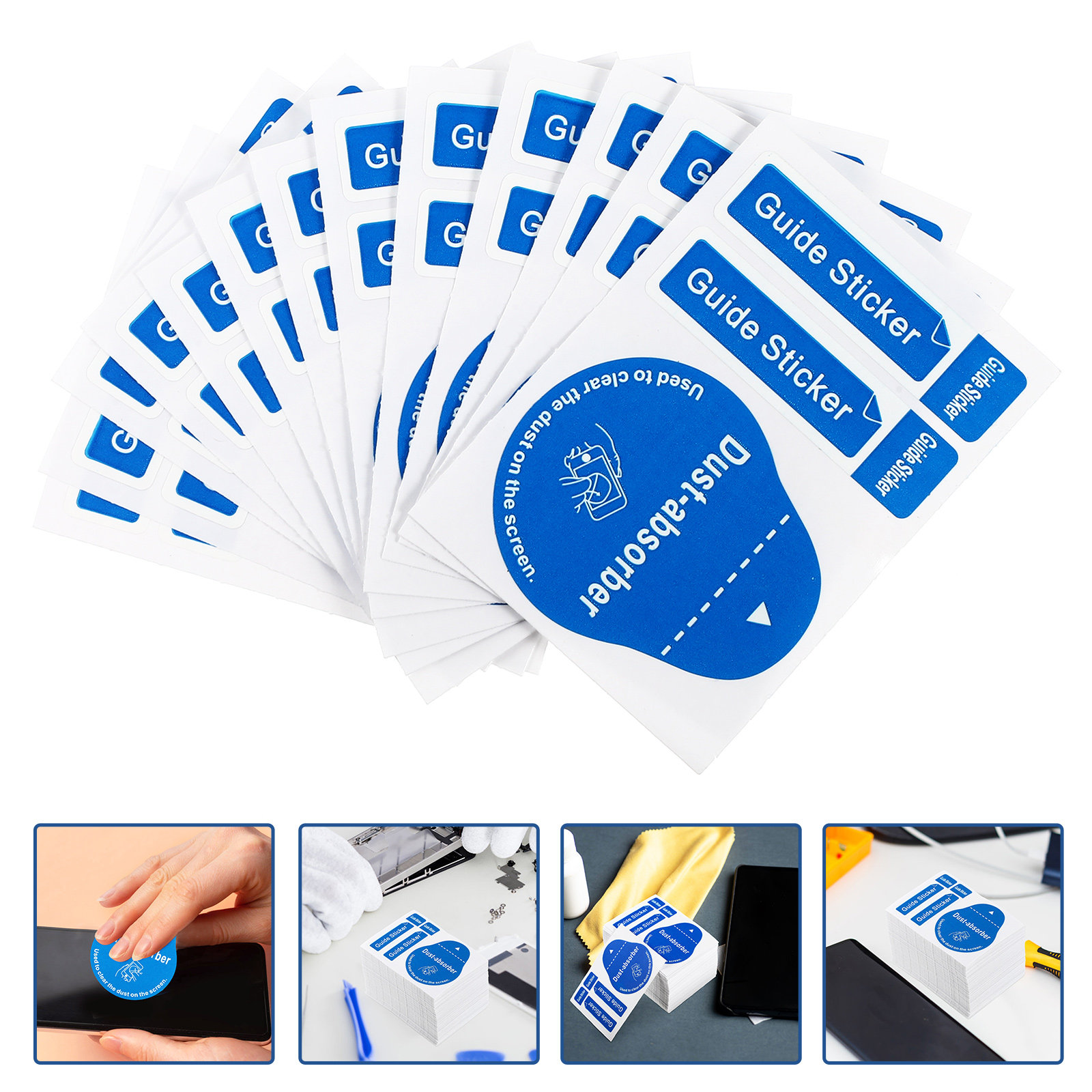 200 قطعة من ملصقات إزالة الغبا - مراجعة Dust Removal Sticker وسعره