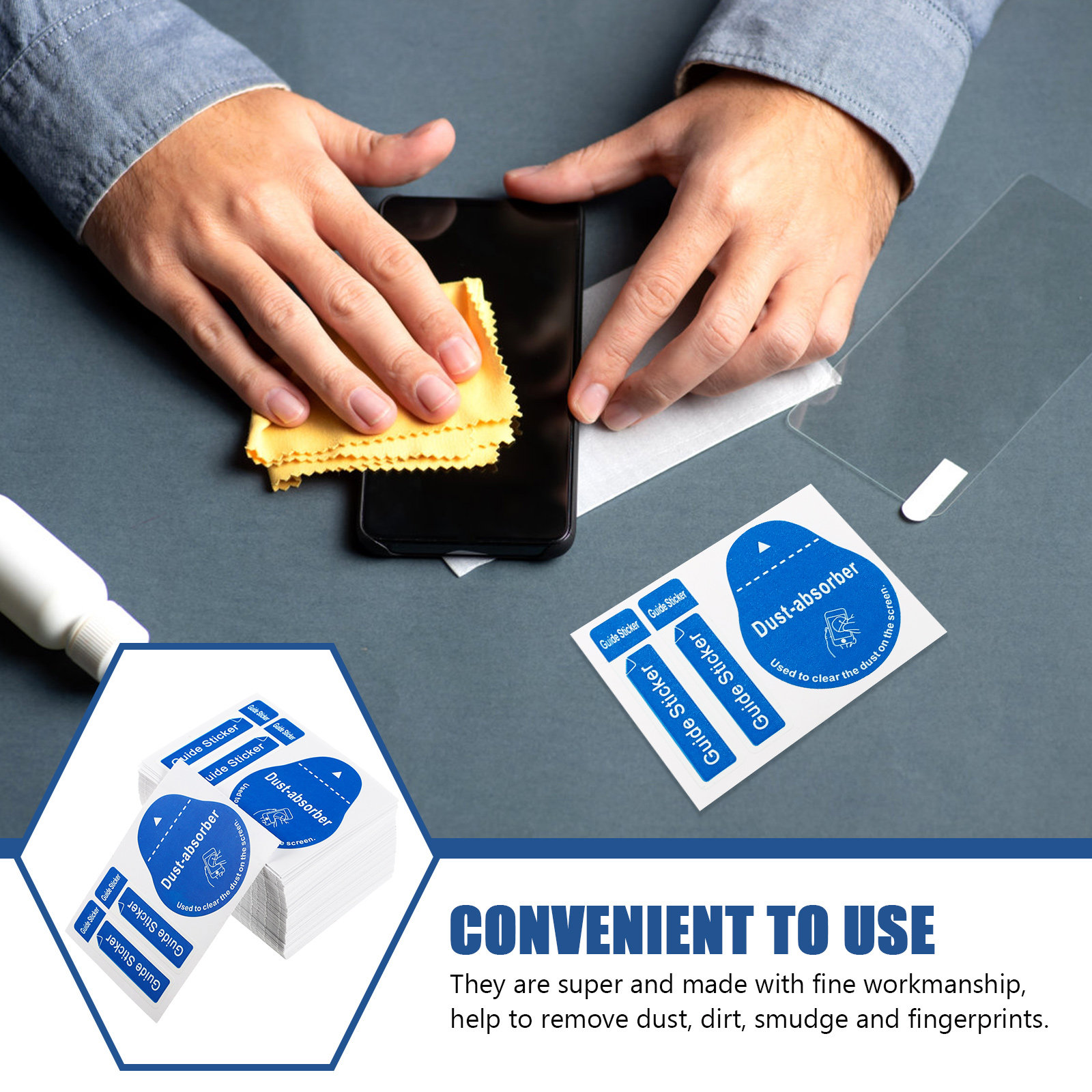 200 قطعة من ملصقات إزالة الغبا - مراجعة Dust Removal Sticker وسعره