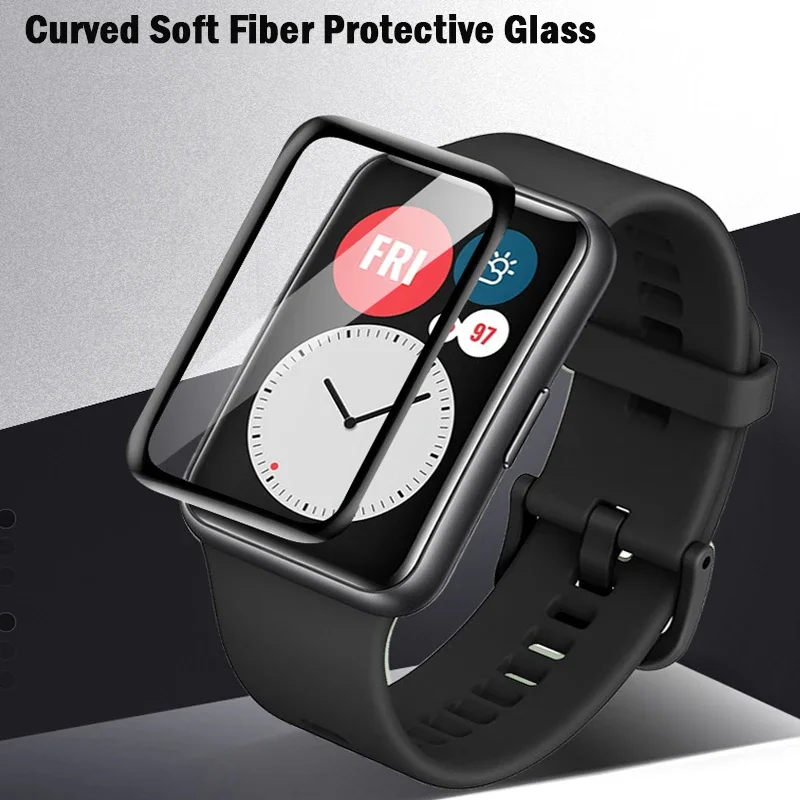 واقي شاشة زجاجي لين لساعة هاوا - مراجعة Smartwatch Screen Film وسعره