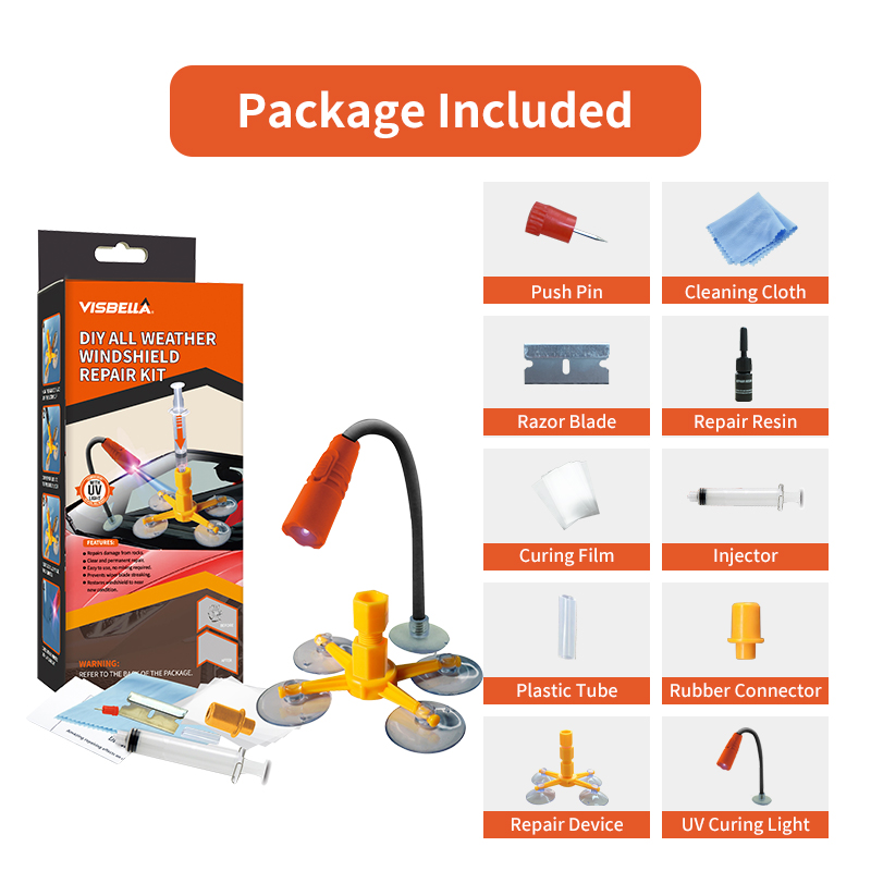 مجموعة إصلاح الزجاج الأمامي لل - مراجعة Liquid Uv Glue Kit وسعره
