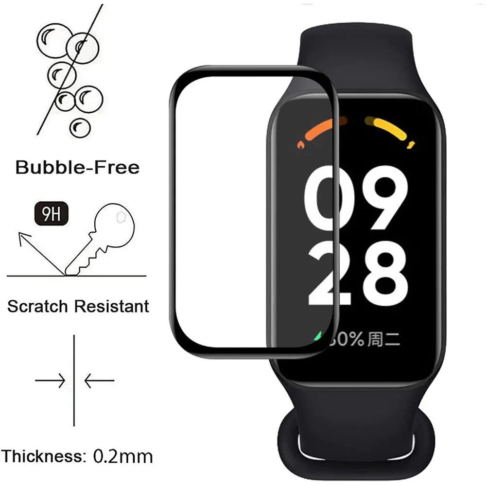 1-3 قطعة ثلاثية الأبعاد فيلم م - مراجعة Smartwatch Screen Film وسعره