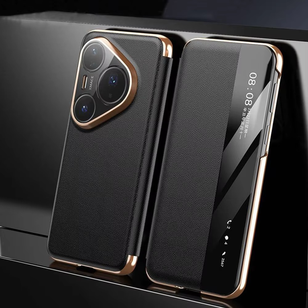 حافظة هاتف ذكية من الجلد الطبي - مراجعة Huawei Pura 70 وسعره
