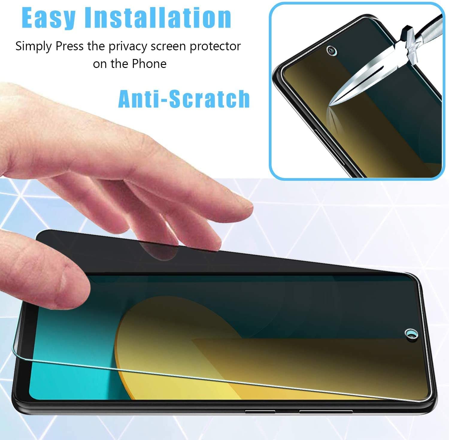 2 حزمة من واقي الشاشة الزجاجي  - مراجعة Privacy Filter 2Pack وسعره