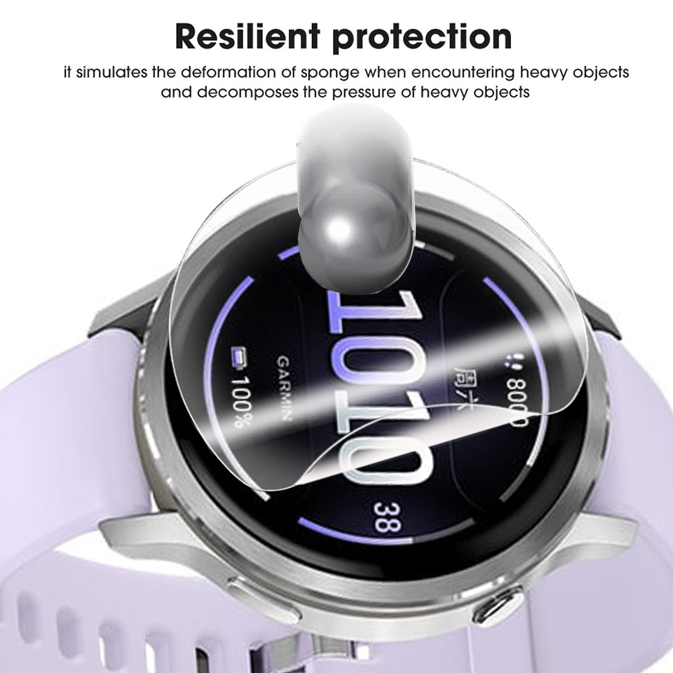 لينة هيدروجيل فيلم ل Garmin Ve - مراجعة Hydrogel Screen Protector وسعره