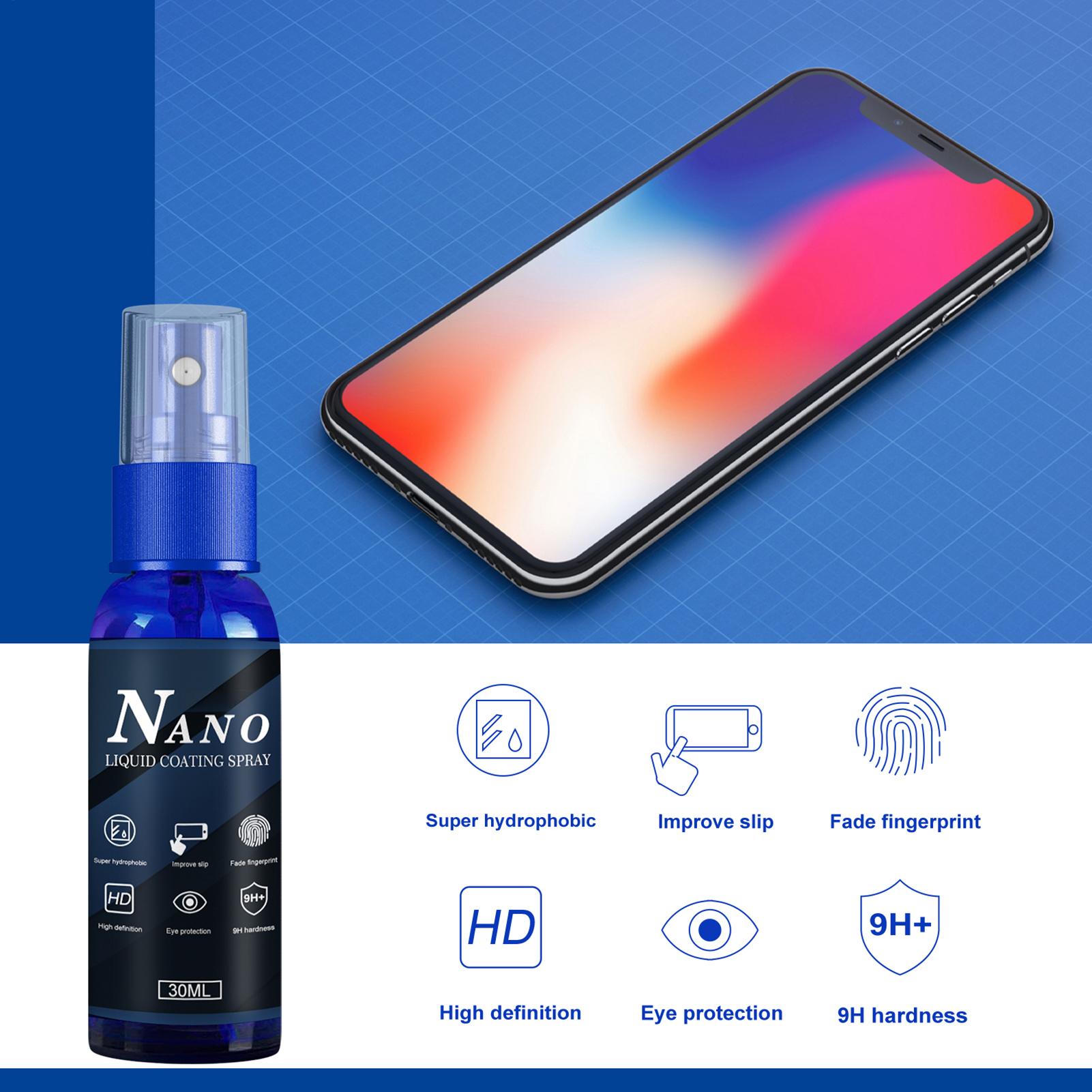 رذاذ واقي للشاشة سائل، طلاء مض - مراجعة Oleophobic Coating Spray وسعره