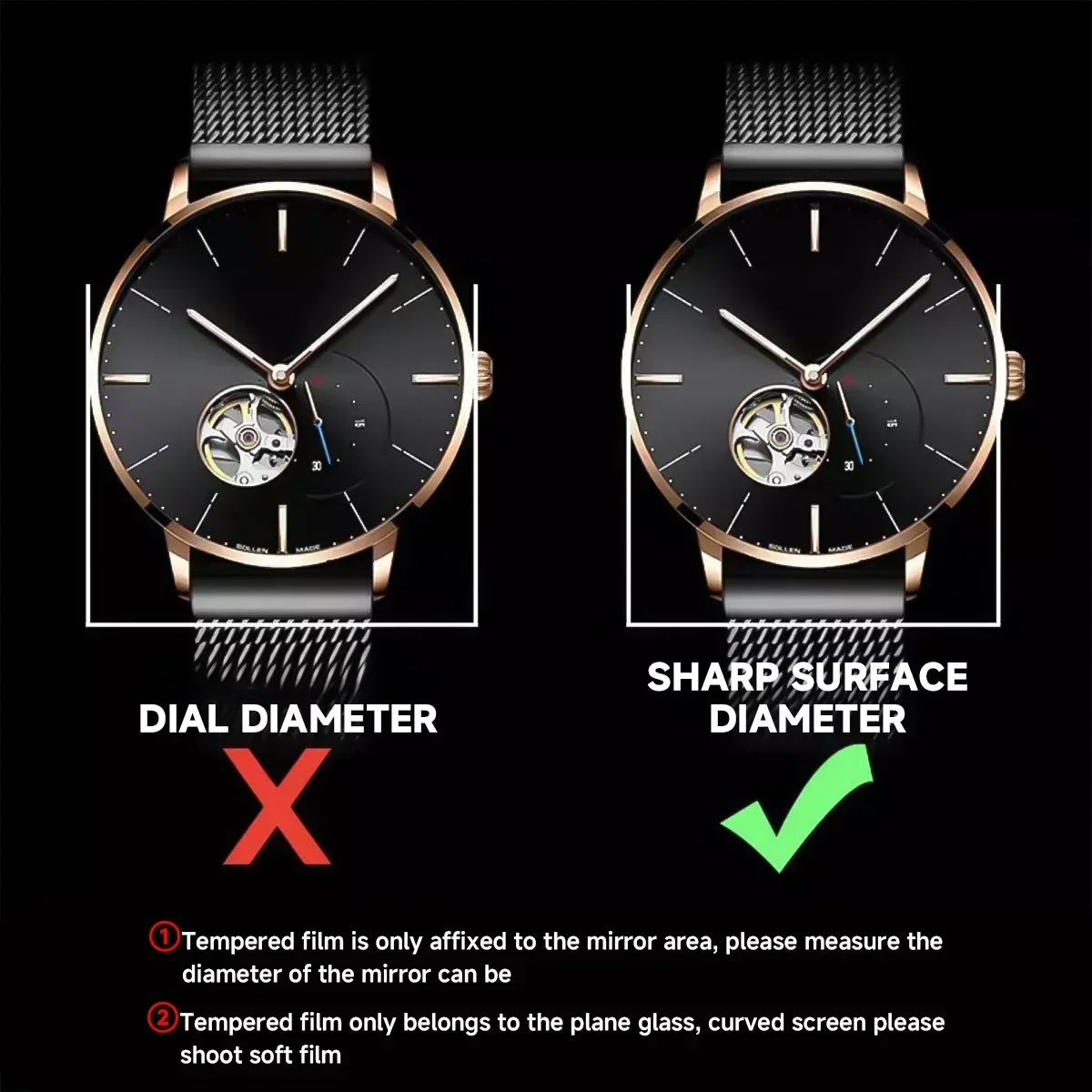 واقي شاشة ساعة ذكية من الزجاج  - مراجعة Smartwatch Screen Film وسعره