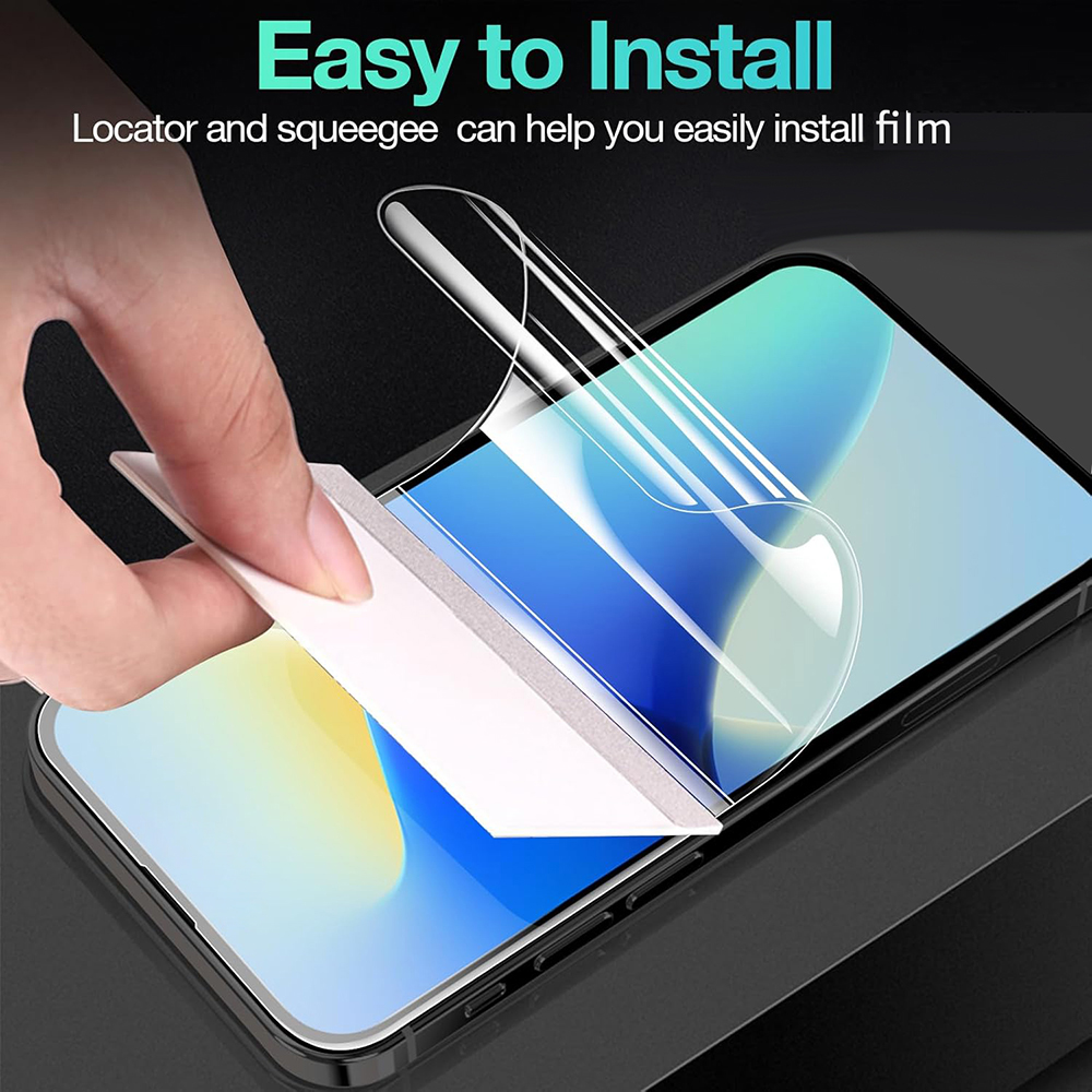 واقي شاشة هيدروجيل لامع لهاتف  - مراجعة Flexible Tpu Film وسعره