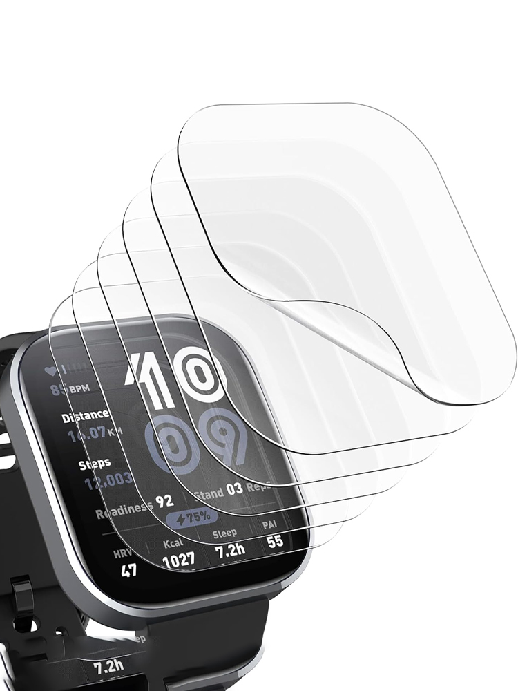 واقي شاشة لهاتف Amazfit bip 6  - مراجعة Smartwatch Screen Film وسعره